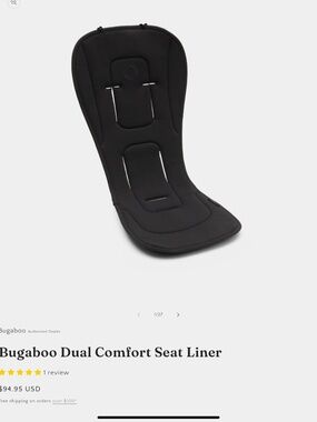 Bugaboo seat liner black